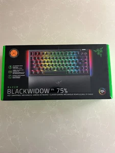 Razer BlackWidow V4 75% Mechanical Gaming Keyboard Hot-Swappable Design - Picture 1 of 6