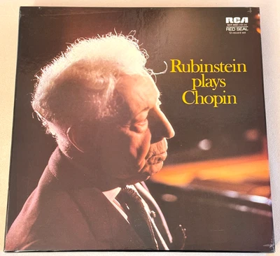 RUBINSTEIN plays CHOPIN Nocturnes UK 1960s ED1 RCA STEREO 12LP BOX NM MINT - Image 1 of 3
