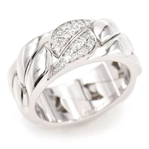 Cartier Radonya Ring #52 US Size #6.25 18K WG White Gold Diamond 15.3g - Picture 1 of 7