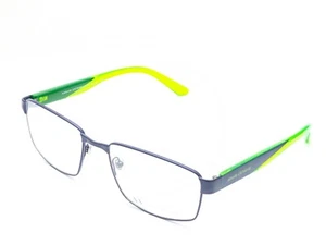 Armani Exchange AX1036 6111 Rectangle Matte Blue/Green Mens Eyeglasses 55mm - Picture 1 of 6