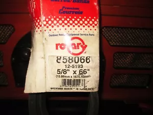 12-5193/5L660 Drehriemen (5/8 Zoll x 66 Zoll) kompatibel mit MTD 754-0127, 954-0127 - Bild 1 von 1