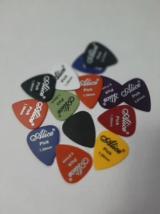 15 Stck. Alice schwere 0,96 mm transparent matt Gitarren-Plektren (a-1) - Bild 1 von 2