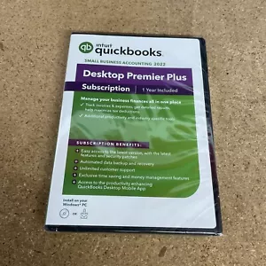 Intuit QuickBooks Desktop Premier Plus 2022 Accounting Software - Picture 1 of 3