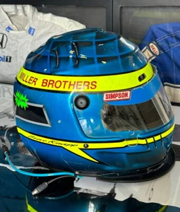 Race used helmet 1997 Steve Knapp Miller Brothers KOOL Toyota Atlantic Indy - Foto 1 di 10