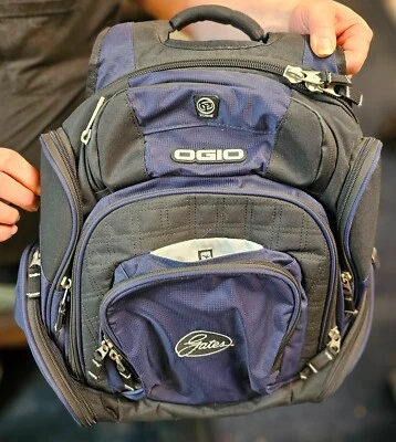 OGIO Mastermind “Skyline Chili” Blue/Black Backpack fits 17" laptop - Image 1 of 4