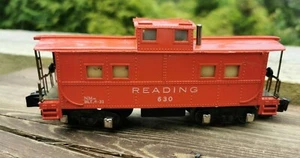 AMERICAN FLYER BY A.C. GILBERT S GAUGE #630 READING LIGHTED CABOOSE - Picture 1 of 12