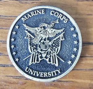 Escuela de Guerra Expedicionaria USMC - Universidad Cuerpo de Marines - Moneda Desafío - Imagen 1 de 2