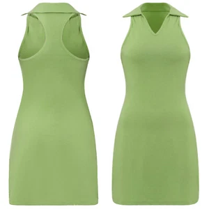 Womens Dress Dance Dancewear Tennis Sundresses Fashion Sportswear Costume Golf - Picture 1 of 19