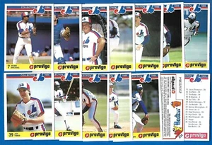 1986 PROVIGO MONTREAL EXPOS MLB BASEBALL CARD 1-28 + CHECKLIST SEE LIST - Picture 1 of 61