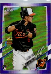 2021 Topps Chrome Update Ryan Mountcastle #USC39 Purple Refractor (RC) - Picture 1 of 2
