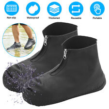 Waterproof Silicone Reusable Rain Shoe Boot Covers Anti-slip Portable Protectors