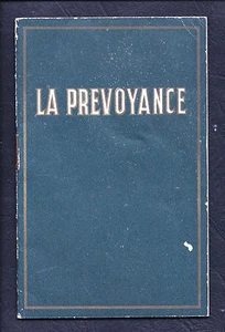 Notizbuch "La Prévoyance" Versicherung Rue de Londres Paris 48 Seiten - Bild 1 von 4