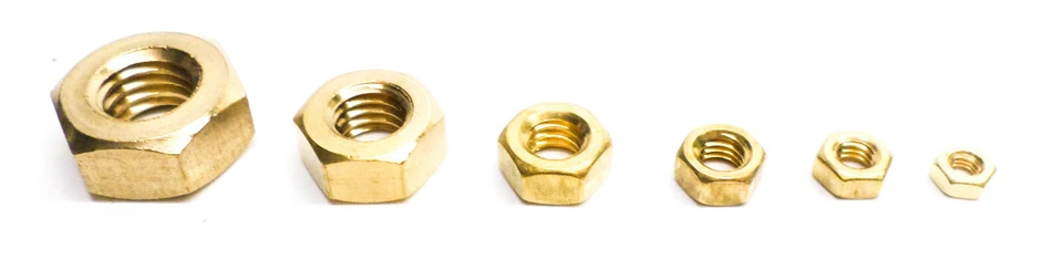 Sechskantmuttern Messing DIN 934 Muttern lose oder im Sortimentskasten M3 - M10! - Bild 1 von 1