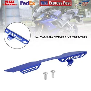Rear Sprocket Chain Guard Protector Cover For YAMAHA YZF R15 V3 2017-2019 Blue, - Picture 1 of 11
