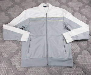Le Tigre Jacket Mens Medium Grey/White The Classic Track Top - Picture 1 of 21
