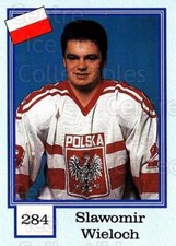 1992 Finnish Semic Stickers Snickers Backs #284 Slawomir Wieloch