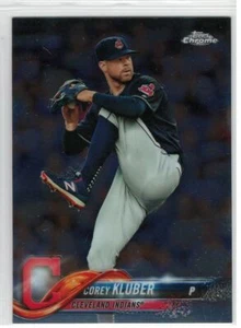 Corey Kluber 2018 Topps Chrome #20 Guardians - Bild 1 von 2
