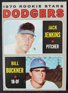 1970 Bill Buckner Jack Jenkins Dodgers Rookies Topps Card #286 - Picture 1 of 6
