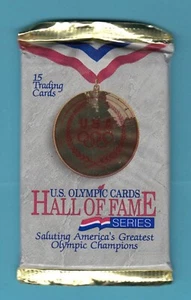 Serie Salón de la Fama Olímpico de Estados Unidos 1991 paquete de 15 tarjetas sin abrir - Imagen 1 de 1