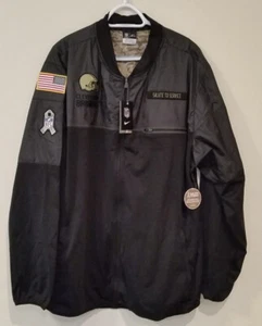 CLEVELAND BROWNS 2016 NIKE NFL SALUTE TO SERVICE HYBRID JACKET LARGE - Picture 1 of 4