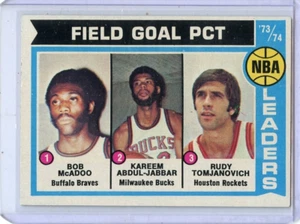 1973-74 Topps Field Goal PCT BB Kareem Abdul- Jabbar /McAdoo #146 ⭐️💥🎯 EXMT - Picture 1 of 2