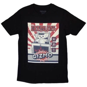 Gremlins Gizmo Japanese Advert T-Shirt Black New - Picture 1 of 1