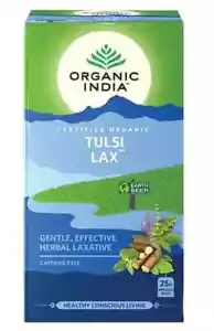 Organic India Tulsi LAX 25 Teabags - Pack of 5 Free Shipping - Picture 1 of 2