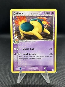 Juego de cartas coleccionables Pokémon Dragon Frontiers Quilava 2006 (especie Delta) 36/101 LP regular - Imagen 1 de 3