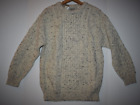 Aran Sweater Market Ireland Women Pullover Wool Sweater Size L