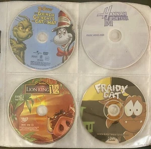 Children’s DVD Lot Of 47 And 4 CD’s In A  Mainstay Carrying Case - Picture 1 of 14