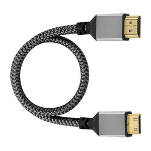 4K/60Hz 1080p Mini HDMI To HDMI Cable Conversion Line For HDTV Tablet PC Camera - Picture 1 of 11
