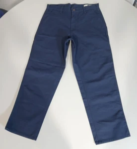 Carhartt Mens Dungaree Fit Blue Duck Canvas Pants Vintage Size 33x30 - Picture 1 of 6