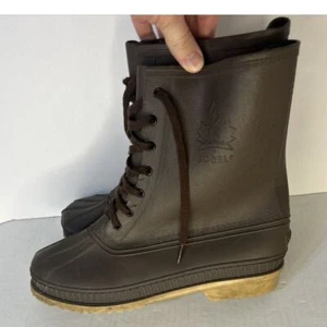 Vintage Kaufman Sorel Rubber Boots Size 10 - Picture 1 of 10
