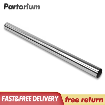 3" Inch 76mm T304 Stainless Steel Straight Exhaust Pipe Tube Piping Tubing 4feet - Image 1 of 4