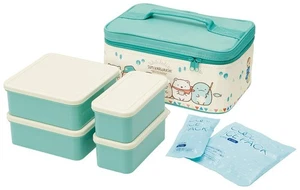 skater vacation lunch box with ice pack, ice pack included, Sumikko Gurashi lunc - Picture 1 of 9