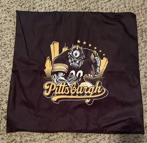 Pittsburgh Steelers Throw Pillow Cover 18” X 18” Football NFL Robot - Picture 1 of 2