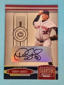 2005 Donruss Signature Series Auto Danny Graves New York Mets #75 ⚾ - Picture 1 of 4