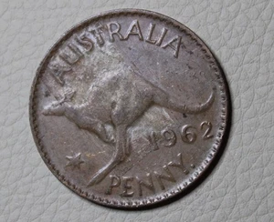 * 1962y. PENNY GOOD EXAMPLE AUSTRALIA PREDECIMAL TONED #ABB53 - Picture 1 of 6