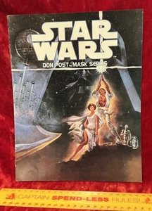 VINTAGE 1997 STAR WARS DON POST STUDIOS DELUXE MASK CATALOGUE DROIDS ALIENS NM!! - Picture 1 of 6