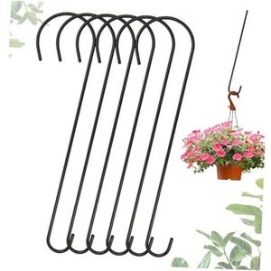6 Packs 24 Inch Long S Hooks for Hanging Plants,Extra Large S Hooks,Metal Bird - Picture 1 of 8