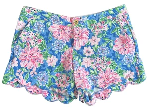 NWT Lilly Pulitzer Buttercup Knit Shorts Multi Spring in Your Step Size 8 - Picture 1 of 5