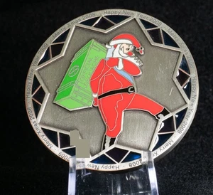 Mery Xmas 2008 / Happy NewYear 2009 Geocoin - Bild 1 von 3