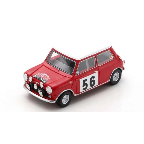 BMC COOPER S N.56 MONTE CARLO 1965 P.HOPKIRK-H.LIDDON 1:43 Spark Model Auto Rall - Immagine 1 di 1