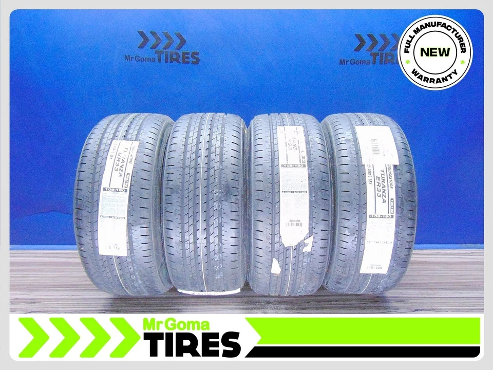 JUEGO DE 4 NEUMÁTICOS NUEVOS 225/40/18 BRIDGESTONE TURANZA ER33 88Y 2254018 Foto 1 de 4