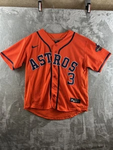 Camiseta Nike Houston Astros Jeremy Peña #3 Naranja Alternate Cool Base Talla 36-0141 - Imagen 1 de 5