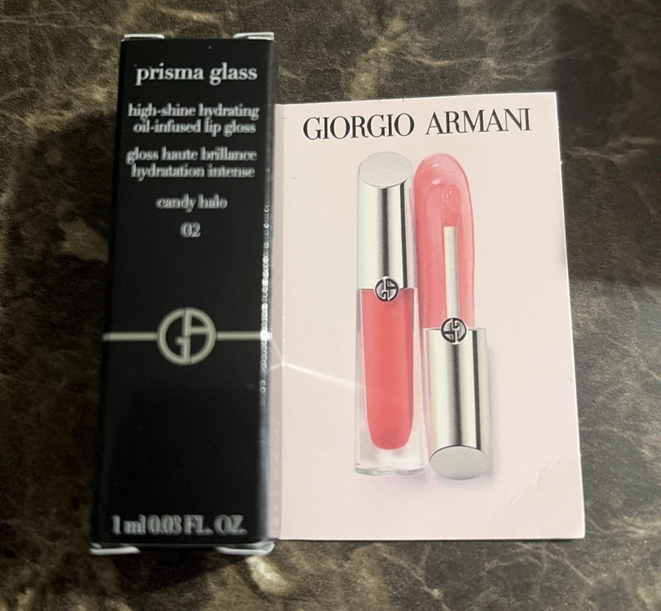 Giorgio Armani Prisms Glass High Shine Lip Glass  No 02 Candy Halo - Image 1 of 4