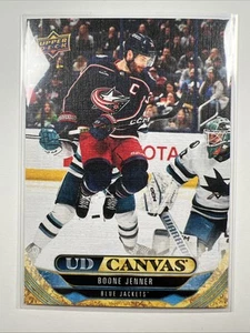 2024-25 UD Series 2 Canvas Insert #C184 Boone Jenner, Columbus Blue Jackets - Picture 1 of 2