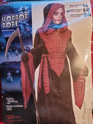 Children's Halloween Horror Robe Size 8-10  - Image 1 of 4