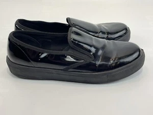 Schuh Womens Slip On Shoes Black Shiny Size 6 US - Picture 1 of 7