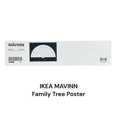 IKEA MAVINN Family Tree Poster 19 3/4" x 13 3/4" - Image 1 of 4